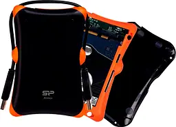 Зовнішня кишеня Silicon Power Armor A30 для HDD 2.5` USB 3.0 Black (SP000HSPHDA30S3K) [80176] - мініатюра 4