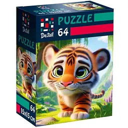 Пазли VLADI TOYS Миле тигреня DT1234-15