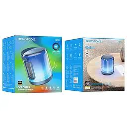 Bluetooth Колонка Borofone BR30 Auspicious colorful sports Navy Blue - мініатюра 4