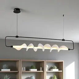 Люстра стельова LED Levistella 7813173 BK, 10W, 3000K, чорний метал, для вітальні - мініатюра 2