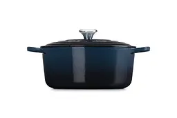 Каструля з кришкою Le Creuset Signature Cast Iron Round Casserole 21177221294475 22 см 3.3 л нюїт - мініатюра 2