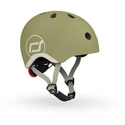 Шолом захисний дитячий Scoot and Ride з ліхтариком 45-51 см оливковий (SR-181206-OLIVE) - мініатюра 4