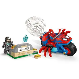 Конструктор LEGO Super Heroes Marvel Павук на мотоциклі проти Носорога 61 деталь (11206) - мініатюра 5