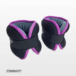 Обтяжувачі EasyFit Comfort 1,5 кг для ніг та рук з металом (пара) (EF-1015-V) - мініатюра 3
