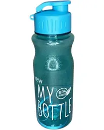 Пляшка для води та напоїв My Bottle 600 мл дорожня пластикова Блакитна