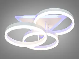 LED люстра Diasha 8872/3WH LED 3color dimmer - мініатюра 2