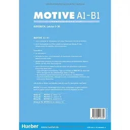 Motive A1-B1. Kursbuch, Lektion 1-30 - Герберт Пухта