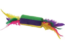 Happet Іграшка для котів "Ролик з пір'ям", 13cм (K095)