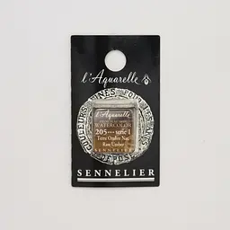 Акварельна фарба Sennelier, полукювета, S1, Умбра натуральна (Raw Umber)