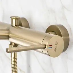 Змішувач для ванни Rea Foss brushed gold REA-B6890 - мініатюра 2