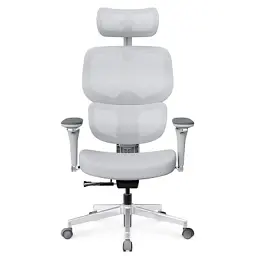 Офісне крісло Mealux D2 Air Fabric Grey (HF-D2 F/G) - миниатюра 2