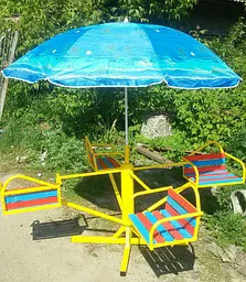 Дитяча Карусель з парасолькою 4-місцева - мініатюра 3
