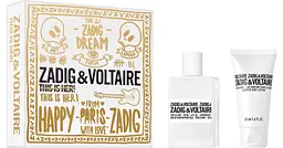 Набір Zadig & Voltaire This is her 50 мл парфумована вода, 50 мл лосьйон для тіла