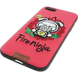 Чохол-накладка PUZOO TPU+TPU with stitchwork craft Star show iPhone 7/8/SE 2020 Red Fireninja - мініатюра 6
