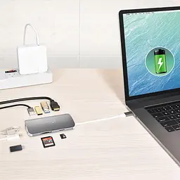 USB-Хаб j5create JCD383-N, USB Type-C 9-в-1 (JCD383-N) - мініатюра 4