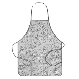 Фартух Ardesto Grey leaves 60х80см, 100% поліестер, cірий (ART12GL)
