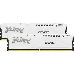 Модуль пам'яті Kingston Fury DDR5 64GB (2x32) 5200MHz Beast White EXPO (KF552C36BWEK2-64) - мініатюра 2