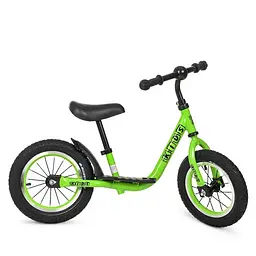 Біговел "KIDS" PROF1 M 4067A-2 дитячий 12 д,вис., до седіння 30-43см, зелений