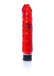 Реалістичний вібратор B - Series EasyLove Boss Series Juicy Jelly 22 см червоний - мініатюра 4