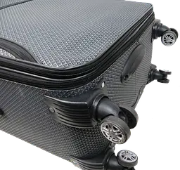 Тканинна велика валіза 100L срібляста в клітку Gedox GD Polo sum0028682 - мініатюра 7