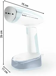 Відпарювач компактний Tefal Access Steam Pocket, 1300Вт, постійна пара - 20гр, біло-блакитний teh0016255 - мініатюра 6
