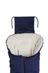 Зимовий конверт Nuvita 9845 Carryon, темно-синій з бежевим (NV9845CARRYONNAVYBLUE) - мініатюра 8