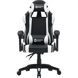 Ігрове крісло Canyon Core SGCH2 Black White (CNE-SGCH2W) - мініатюра 2