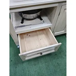 Стіл для гриля Grilli Primo Big Green Egg Kamado Joe дерев'яний з нішами (009694) - мініатюра 4