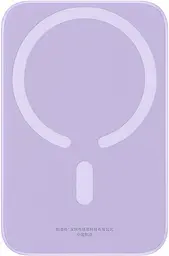 Портативний акумулятор Baseus Magnetic Mini Air Wireless 20W 6000mAh purple (P10059002513-00) - мініатюра 2