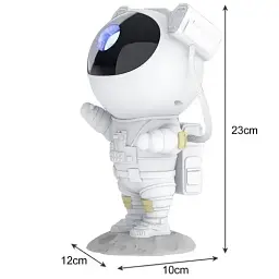 Зірковий проектор Астронавт izoxis 21857 з LED підсвічуванням 8 режимів роботи пульт управління - мініатюра 8