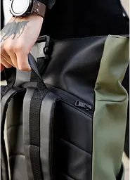 Чоловічий рюкзак Sambag RollTop X хакі 41 х 27 х 18 см (24320119m) - мініатюра 10