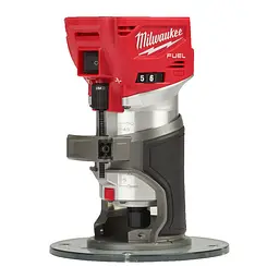 Фрезер кромкувальний акумуляторний MILWAUKEE, M18 FTR8-0X, цанга 6/8мм (насадки для видалення пилу 2шт, накладка 146мм, цанга 1х6 - мініатюра 3