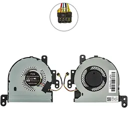 Вентилятор для ноутбука ASUS X441SA X441SC X441UA X441UV DC5V 0.5A 4pin (DELTA NS55B02-16A03) (Кулер)