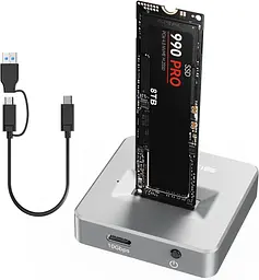 Зовнішній корпус ACASIS M04B для M.2 NVMe/SATA SSD 10 Гбіт/с з підтримкою до 8 ТБ (Синій) - мініатюра 2