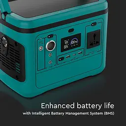 Зарядна станція V-TAC / 500 Вт / 568 Вт/ч / LiFePO4 (VT-606) UA - мініатюра 11