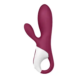 Вібратор-кролик Satisfyer Hot Bunny 17.5 см бордовий - мініатюра 2