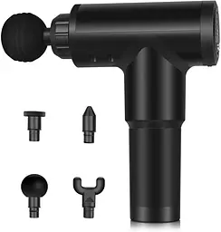 Ручний масажер для м'язів RIAS Fascial Gun KH-320 Black (3_01147) - мініатюра 2