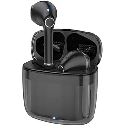 Навушники Bluetooth Hoco Clear Explore Edition true wireless BT headset EW15 чорні - мініатюра 4