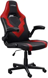 Крісло GXT703R Riye ПУ шкіра Foldable Armrests червоний Trust teh0013572