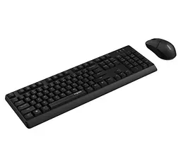 Комплект бездротова клавіатура та миша RAPOO 1500X 2.4 Wireless Black - мініатюра 2