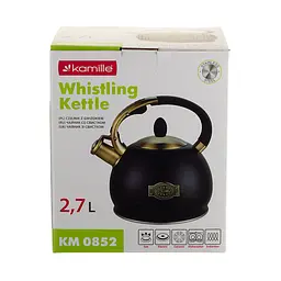 Чайник зі свистком Kamille KM-0852 2.7 л - мініатюра 10
