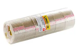 Скотч односторонній Unifix 45 мм x 25 м x 40 мкм прозорий (в упаковці 6 шт.) - мініатюра 2