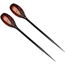 Садові світильники на сонячних батареях BL XF 6017 2 штуки, декоративні ліхтарі на ніжці