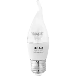 Лампочка Delux BL37B 6 Вт tail 4000K 220В E27 crystal 3 шт (90016739)