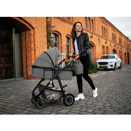 Коляска універсальна 3в1 Lionelo Amber Blue Navy, темно-синя (LO-AMBER BLUE NAVY (3in1)) - мініатюра 14