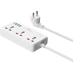 Мережевий фільтр WiWU Cube Wi-S005 30W GaN Power Strip EU White (6977703654196) [162496] - мініатюра 4