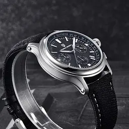 Наручний годинник чоловічий PD-1781 Black-Silver-Black Pagani Design acs0031211 - мініатюра 2