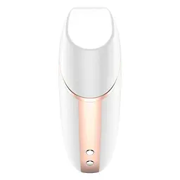 Вакуумний кліторальний стимулятор з вібрацією Satisfyer Love Triangle білий - мініатюра 4