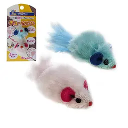 CattyMan Mouse Toys плюшеві мишки іграшка для котів набір 2 шт