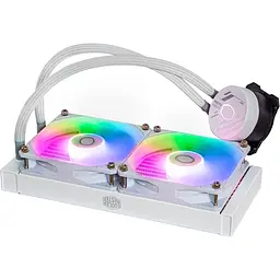 Система водяного охолодження Cooler Master MasterLiquid 240L Core ARGB White [MLW-D24M-A18PZ-RW] EU [143807] - мініатюра 3